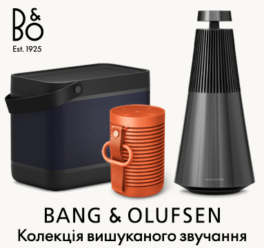 Банер в меню Акустика B&O UA