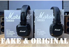 Як відрізнити підробку навушників Marshall. Огляд та порівняння Marshall Major 4 – Original vs Fake