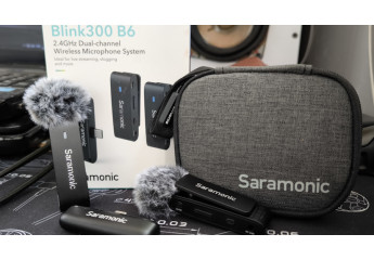 Огляд мікрофонної системи Saramonic Blink 300 – максимум можливостей в компактному формфакторі.