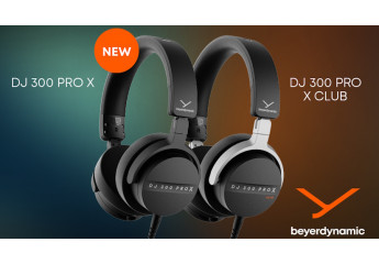beyerdynamic представляє DJ 300 PRO X ‒ універсальні DJ-навушники 2-в-1 для студії та сцени