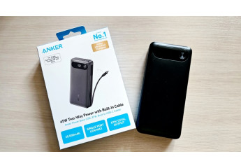 Огляд павербанку Anker Power Bank (20000, 87W, Built-In USB-C Cable) – актуальний і універсальний. Досвід користування