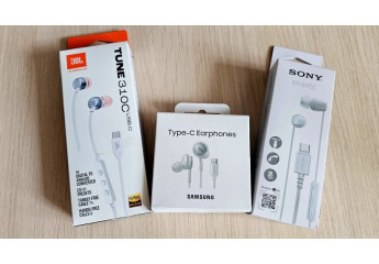 Огляд дротових внутрішньоканальних Type-C навушників  від JBL,  Samsung, Sony – універсальні гарнітури на кожен день