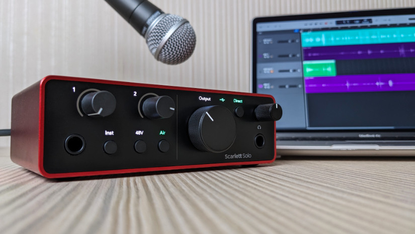 Огляд аудіоінтерфейсу Focusrite Scarlett Solo 4Gen – оновленний дизайн, купа функціональності та якісне звучання