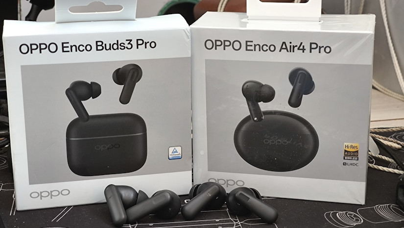 OPPO Enco Buds 3 Pro та Air4 Pro – Огляд-порівняння флагманів лінійок Buds та Air