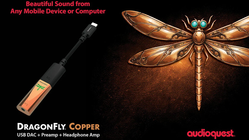 AudioQuest DragonFly Copper ‒ нове покоління легендарного портативного ЦАП