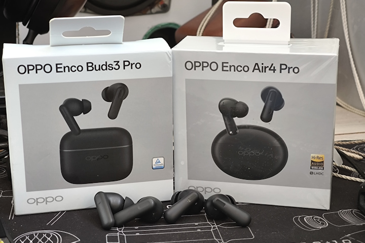OPPO Enco Buds 3 Pro та Air4 Pro – Огляд-порівняння флагманів лінійок Buds та Air