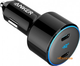 Anker PowerDrive+ III Duo 30W PD + 20W Power IQ Black (A2725H12)