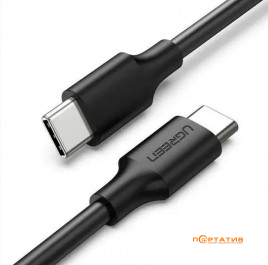 UGREEN US286 USB Type-C to USB Type-C 60W Cable Nickel Plating 3A 1,5m Black (50998)