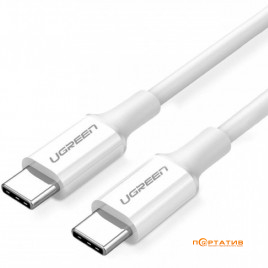 UGREEN US300 Type-C - Type-C 100W 5A Cable 1 m White (60551)