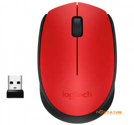Logitech M171 Wireless Red/Black (910-004641)
