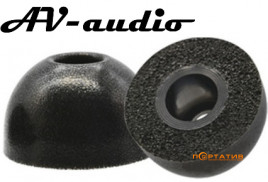 AV-audio Foam tips TWS 4,5mm (L) (1 пара)