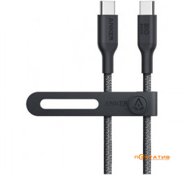 Anker 544 USB-C to USB-C - 0.9m 140W Bio-Nylon Black (A80F5H11)