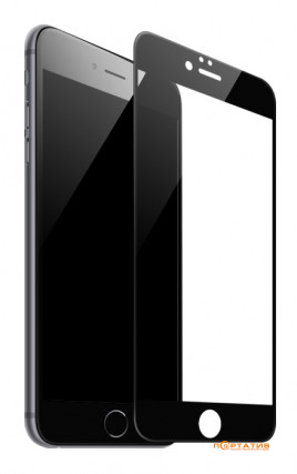 Baseus iPhone 6/6S Plus Silk-Screen 3D Arc Protection Tempered Glass Film White (SGAPIPH6SP-B3D02)