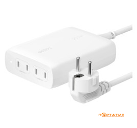 Belkin Boost Up Charge Pro GaN 4-Ports Charger 200W White (WCH015VFWH)