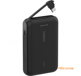 Belkin 10000mAh 20W PD Integrated USB-C Black (BPB021HQBK)