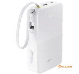 Baseus EnerFill Bipow2 Pro 22.5W PD 20000mAh w/cable White (E0027700)