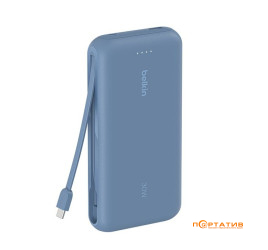 Belkin 20000mAh 30W PD Integrated USB-C Blue (BPB024HQBL)
