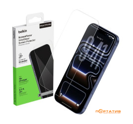 Belkin iPhone 17 Pro Max Tempered Glass 1-Pack (OVA239HQ)