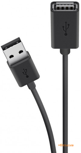 Belkin USB 2.0 (AM/AF) 3.0 m Black (F3U153BT3M)
