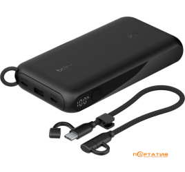 Belkin 20000mAh 20W PD w/Display USB-C Black (BPB028HQBK)