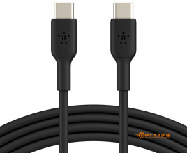 Belkin USB-С - USB-С PVC Cable 1 m Black (CAB003BT1MBK)