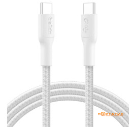 Belkin USB-С - USB-С 240W PD Braided Cable 2m White (CAB025HQ2MWH)