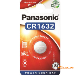 Батарейка Panasonic CR 1632 BLI 1 LITHIUM (CR-1632EL/1B)