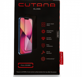 Cutana iPhone 15 Pro Max 2.5D Tempered Glass Black