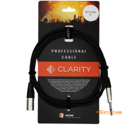Clarity JACK-XLR(M) PRO 2m