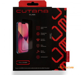 Cutana iPhone 16 2.5D Tempered Glass Black