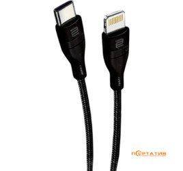 Cutana USB-C to Lightning Woven Cable Black 1.2m