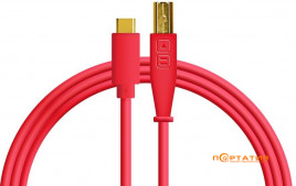 DJ Techtools Chroma Cables: USB-C Red (Type-C to USB-B)