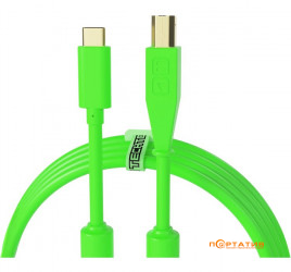 DJ Techtools Chroma Cables: USB-C Green (Type-C to USB-B)