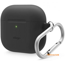 Elago Silicone Hang Black for Airpods 4rd Gen (EAP4SC-HANG-BK)