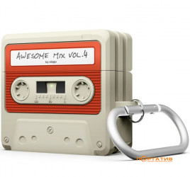 Elago Cassette Tape Stone for Airpods 4rd Gen (EAP4TAPE-HANG-CWHRD)