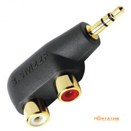 AUDIOQUEST Hard Mini/RCA Adaptor (Male Stereo 3.5mm./-2x Female RCA)