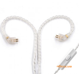 KZ Audio Standard Cable Mic Silver