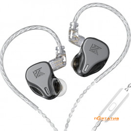 KZ Audio DQ6 Mic Gray