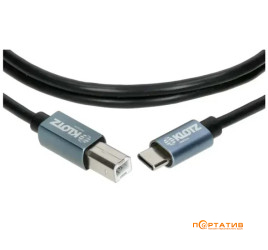 Klotz USB 2.0 Cable Plug C - Plug B 1m