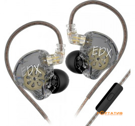 KZ Audio EDX Lite Mic Grey