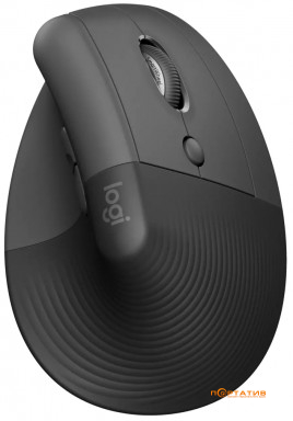Logitech Lift Vertical Ergonomic Mouse for Business Graphite (910-006494)