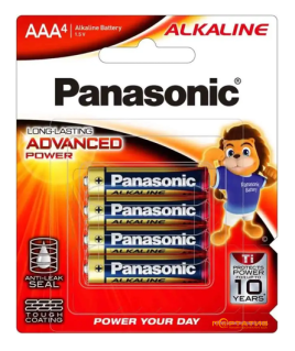 Батарейка Panasonic ALKALINE POWER AAA BLI 4 (LR03T/4B)