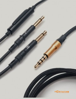 Meze 99 Series 1.2m Cable with mic & remote Gold