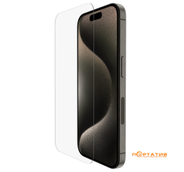 Belkin iPhone 16/15/14 Pro Tempered Glass 1-Pack (OVA135ZZ)