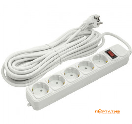 PowerPlant 10 м, 5 розеток, 10А (JY-1056/10)