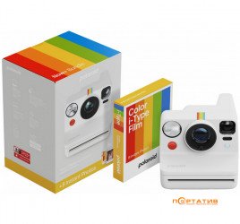 Polaroid Now + Gen 3 White + Color Film Bundle (8 photos)