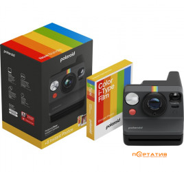 Polaroid Now Gen 3 Black + Color Film Bundle (8 photos)