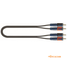 Quik Lok RKSA110-3 (2 x RCA - 2 x RCA) 3m