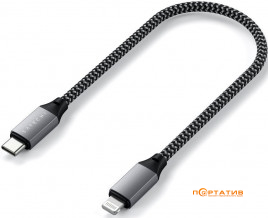 Satechi USB-C to Lightning Cable 25 cm Space Gray (ST-TCL10M)