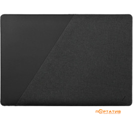 Native Union Stow Slim Sleeve Case Slate for MacBook Pro 16/MacBook Air 15 M2 (STOW-MBS-GRY-16)